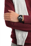 Guess Odyssey Quartz Black Dial Black Silicone Strap Watch For Men - W1108G3 Authentic Buy Shop Now