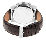 Guess Exec Chronograph Quartz Gold Dial Brown Leather Strap Watch for Men - W0076G3 Authentic Buy Shop Now