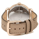 Coach Delancey Grey Dial Brown Leather Strap Watch for Women - 14502797 Authentic Buy Shop Now
