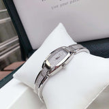 Bulova Crystal Collection Silver Dial Silver Steel Strap Watch for Women - 96L235 Authentic Buy Shop Now