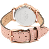 Coach Delancey Cream Dial Blush Pink Leather Strap Watch for Women - 14502750 Authentic Buy Shop Now
