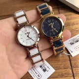 Coach Sport White Dial Two Tone Steel Strap Watch for Women - 14502463 Authentic Buy Shop Now