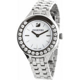 Swarovski Lovely Crystals Mini White Dial Silver Steel Strap Watch for Women - 5242901 Authentic Buy Shop Now