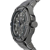 Guess Rigor Multifunction Black Dial Black Steel Strap Watch For Men - W0218G1 Authentic Buy Shop Now