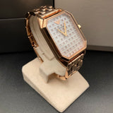 Emporio Armani Gioia Quartz Mother of Pearl Dial Rose Gold Steel Strap Watch For Women - AR11389 Authentic Buy Shop Now