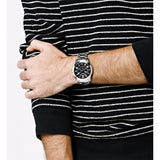 Fossil Grant Chronograph Black Dial Silver Steel Strap Watch for Men - FS4994 Authentic Buy Shop Now