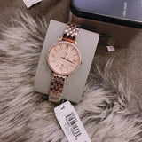 Fossil Jacqueline Rose Gold Dial Rose Gold Steel Strap Watch for Women - ES3632 Authentic Buy Shop Now