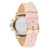 Tommy Hilfiger Jenna Analog Pink Dial Pink Leather Strap Watch for Women - 1782071 Authentic Buy Shop Now