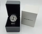 Emporio Armani Renato Quartz Silver Dial Silver Steel Strap Watch For Men - AR11189 Authentic Buy Shop Now