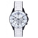 Marc Jacobs Rock Chronograph White Dial White Silicone Strap Watch for Women - MBM2574 Authentic Buy Shop Now