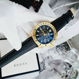 Versace Casual Chronograph Blue Dial Blue Leather Strap Watch for Men - VERG004-18 Authentic Buy Shop Now
