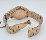 Marc Jacobs Henry Blue Dial Rose Gold Steel Strap Watch for Women - MBM3213 Authentic Buy Shop Now