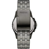 Fossil FB-01 Chronograph Black Dial Grey Steel Strap Watch for Men - FS5835 Authentic Buy Shop Now