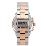Michael Kors Bradshaw Chronograph Blue Dial Two Tone Steel Strap Watch For Women - MK6389 Authentic Buy Shop Now