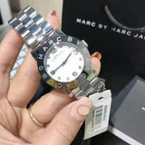 Marc Jacobs Amy White Dial Silver Steel Strap Watch for Women - MBM3054 Authentic Buy Shop Now