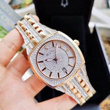 Bulova Phantom Crystal Silver Dial Two Tone Steel Strap Watch for Men - 98B324 Authentic Buy Shop Now