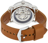 Fossil Commuter Automatic Skeleton Blue Dial Brown Leather Strap Watch for Men - ME3159 Authentic Buy Shop Now