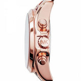 Michael Kors Bradshaw Chronograph Brown Dial Two Tone Steel Strap Watch For Women - MK5944 Authentic Buy Shop Now