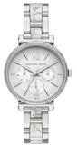 Michael Kors Sofie Analog White Dial Silver Steel Strap Watch For Women - MK4345 Authentic Buy Shop Now