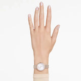 Swarovski Certa Crystals Silver Dial Two Tone Steel Strap Watch for Women - 5672971 Authentic Buy Shop Now