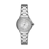 Emporio Armani Mia Three Crystals Silver Dial Silver Steel Strap Watch For Women - AR11632 Authentic Buy Shop Now