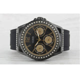 Guess Starlight Black Dial Black Rubber Strap Watch for Women - W0846L1 Authentic Buy Shop Now