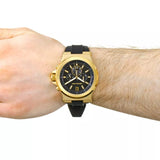Michael Kors Dylan Chronograph Black Dial Black Rubber Strap Watch for Men - MK8445 Authentic Buy Shop Now