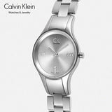 Calvin Klein Simplicity Silver Dial Silver Steel Strap Watch for Women - K4323120 Authentic Buy Shop Now