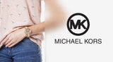 Michael Kors Runway Three Hand Quartz Gold Dial Brown Leather Strap Watch For Women - MK6999 Authentic Buy Shop Now