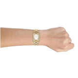 Michael Kors Emery Three-Hand Crystals Silver Dial Gold Steel Strap Watch for Women - MK4643 Authentic Buy Shop Now