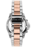 Michael Kors Everest Chronograph White Dial Two Tone Steel Strap Watch For Women - MK7214 Authentic Buy Shop Now