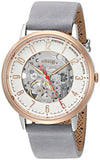 Fossil Vintage Muse Automatic Skeleton White Dial Grey Leather Strap Watch for Women - ME3131 Authentic Buy Shop Now