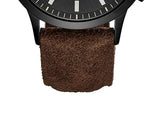 Emporio Armani Chronograph Black Dial Brown Leather Strap Watch For Men - AR11078 Authentic Buy Shop Now