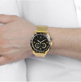 Maserati Traguardo 45mm Quartz Gold Black Dial Watch For Men - R8873612010 Authentic Buy Shop Now