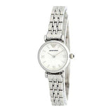 Emporio Armani Gianni White Dial Silver Steel Strap Watch For Women - AR1763 Authentic Buy Shop Now