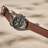 Fossil Bronson Chronograph Grey Dial Brown Leather Strap Watch for Men - FS5855 Authentic Buy Shop Now