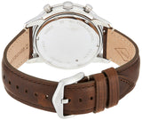 Fossil Townsman Chronograph White Dial Brown Leather Strap Watch for Men - FS5350 Authentic Buy Shop Now