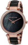 Michael Kors Parker Mother of Pearl Black Dial Two Tone Steel Strap Watch for Women - MK6414 Authentic Buy Shop Now