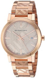 Burberry The City Rose Gold Dial Rose Gold Steel Strap Watch for Women - BU9034 Authentic Buy Shop Now