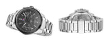 Tommy Hilfiger Iconic Quartz Black Dial Silver Steel Strap Watch for Men - 1791564 Authentic Buy Shop Now
