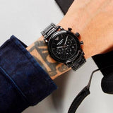 Emporio Armani Luigi Chronograph Black Dial Black Stainless Steel Watch For Men - AR1507 Authentic Buy Shop Now