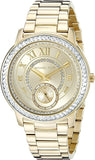 Michael Kors Madelyn Quartz Gold Dial Gold Steel Strap Watch For Women - MK6287 Authentic Buy Shop Now