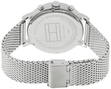 Tommy Hilfiger Evan Grey Dial Silver Mesh Bracelet Watch for Men - 1710396 Authentic Buy Shop Now