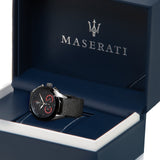 Maserati Traguardo Black Dial Silver Mesh Bracelet Watch For Men - R8873612005 Authentic Buy Shop Now