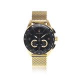 Maserati Traguardo 45mm Quartz Gold Black Dial Watch For Men - R8873612010 Authentic Buy Shop Now