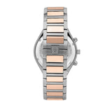 Maserati Stile Chronograph Blue Dial Rose Gold Two Tone Strap Watch For Men - R8873642002 Authentic Buy Shop Now
