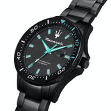 Maserati SFIDA Aqua Edition Analog Black Dial Black Steel Strap Watch For Men - R8853144001 Authentic Buy Shop Now