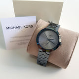 Michael Kors Garner Chronograph Quartz Blue Dial Blue Steel Strap Watch For Women - MK6410 Authentic Buy Shop Now