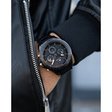 Tommy Hilfiger Aiden Chronograph Black Dial Black Steel Strap Watch For Men - 1791858 Authentic Buy Shop Now
