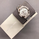 Michael Kors Wyatt White Dial Silver Steel Strap Watch For Women - MK5932 Authentic Buy Shop Now